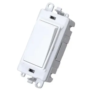 GM2028PW - Click GridPro 20A Intermediate Switch Module, Polar White