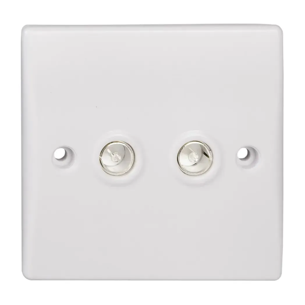 GU7020 - Get Ultimate 2 Gang TV Socket Gu7020