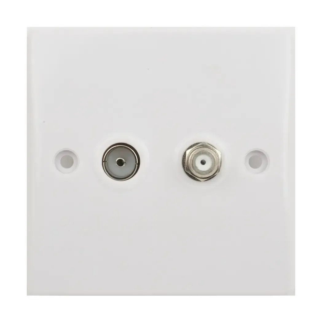 GU7040 - Get 2 Gang Satellite Socket GU7040