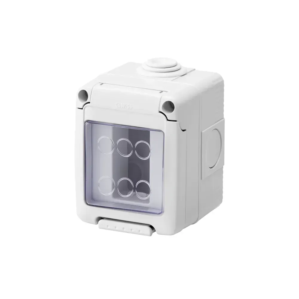 GEWISS GW27041 single-mod, one-gang IP55 switch enclosure
