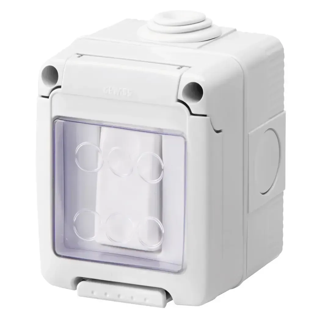 GW27833 - Gewiss 16A Watertight Switch 1-Gang 2-Way