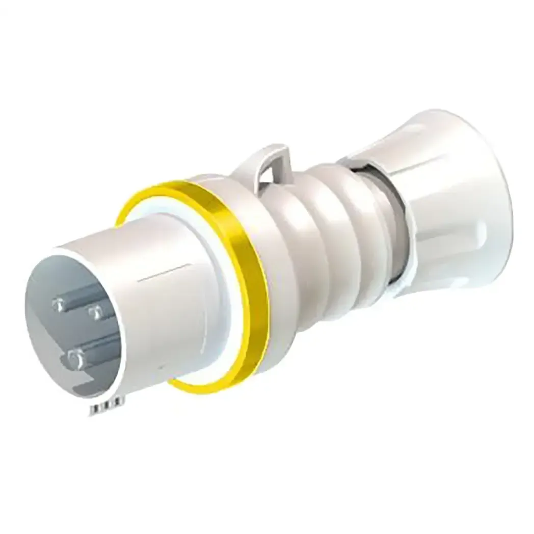 GW60012H - Gewiss 110V 3-Pin 32A Plug Top IP44