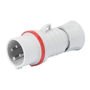 GW60019H - Gewiss 415V 4-Pin 32A Plug Top IP44