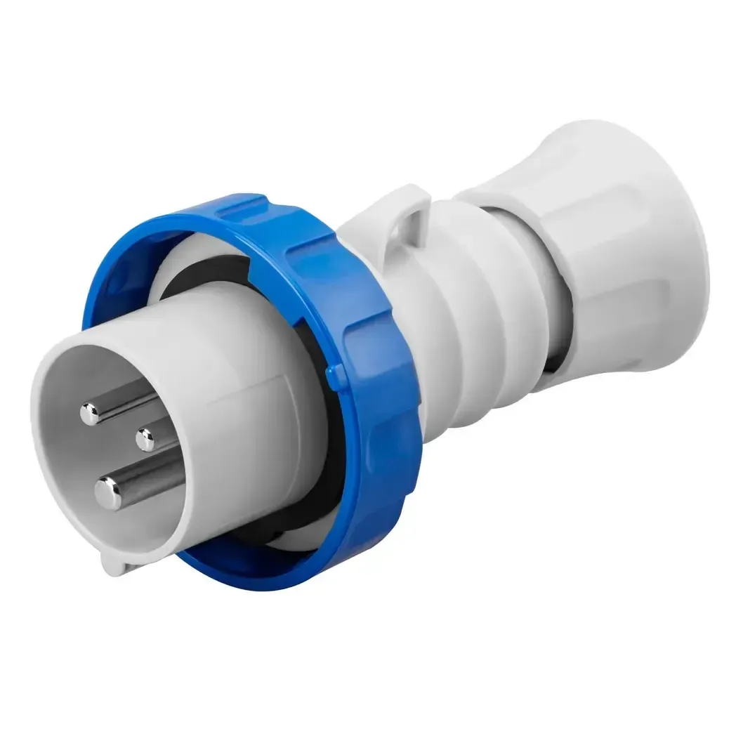 GW60026H - Gewiss 220V 3-Pin 16A Plug Top IP67