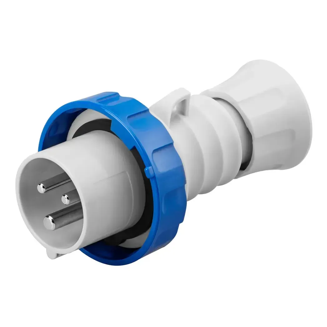 GW60037H - Gewiss 220V 3-Pin 32A Plug Top IP67