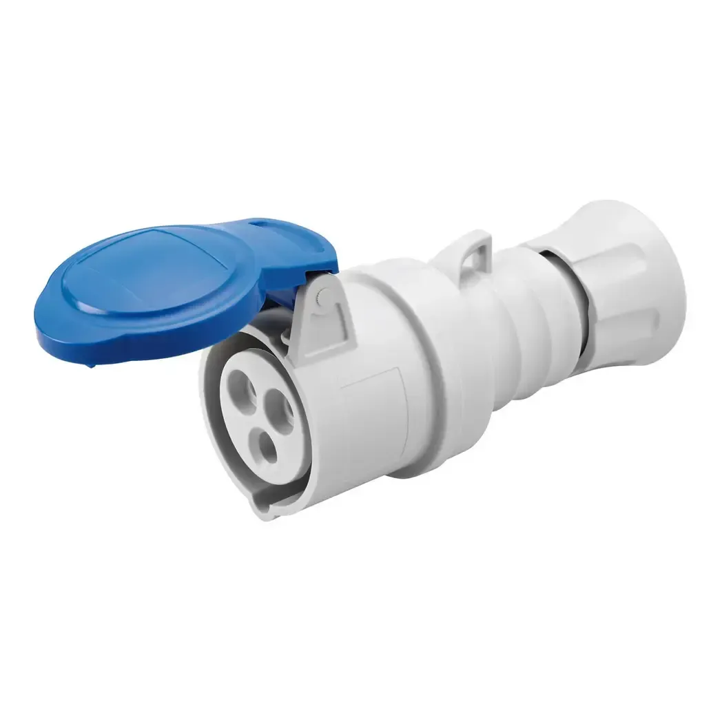 GW62015H - Gewiss 220V 3-Pin 16A Coupler IP44