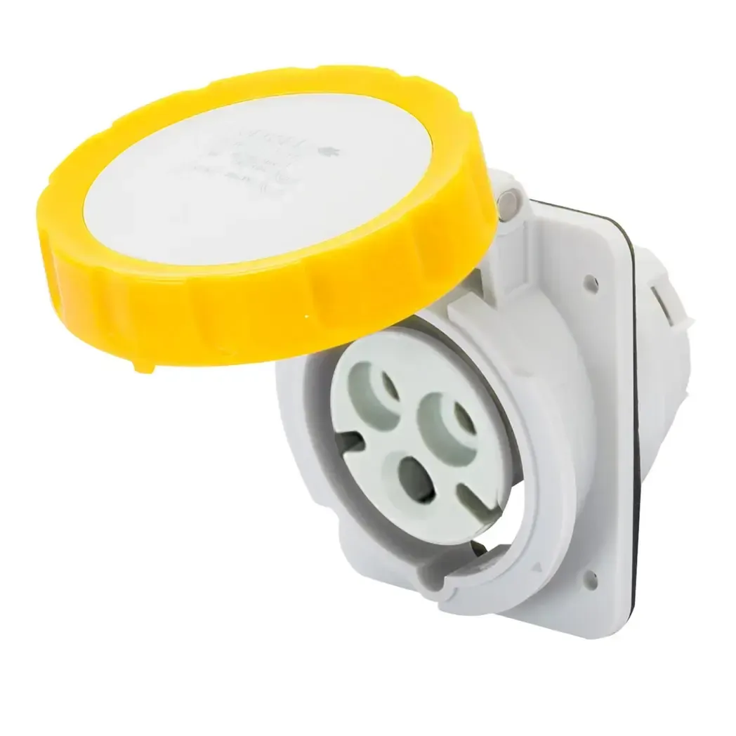 GW62224H - Gewiss 110V 3-Pin 16A Hypra Socket IP67