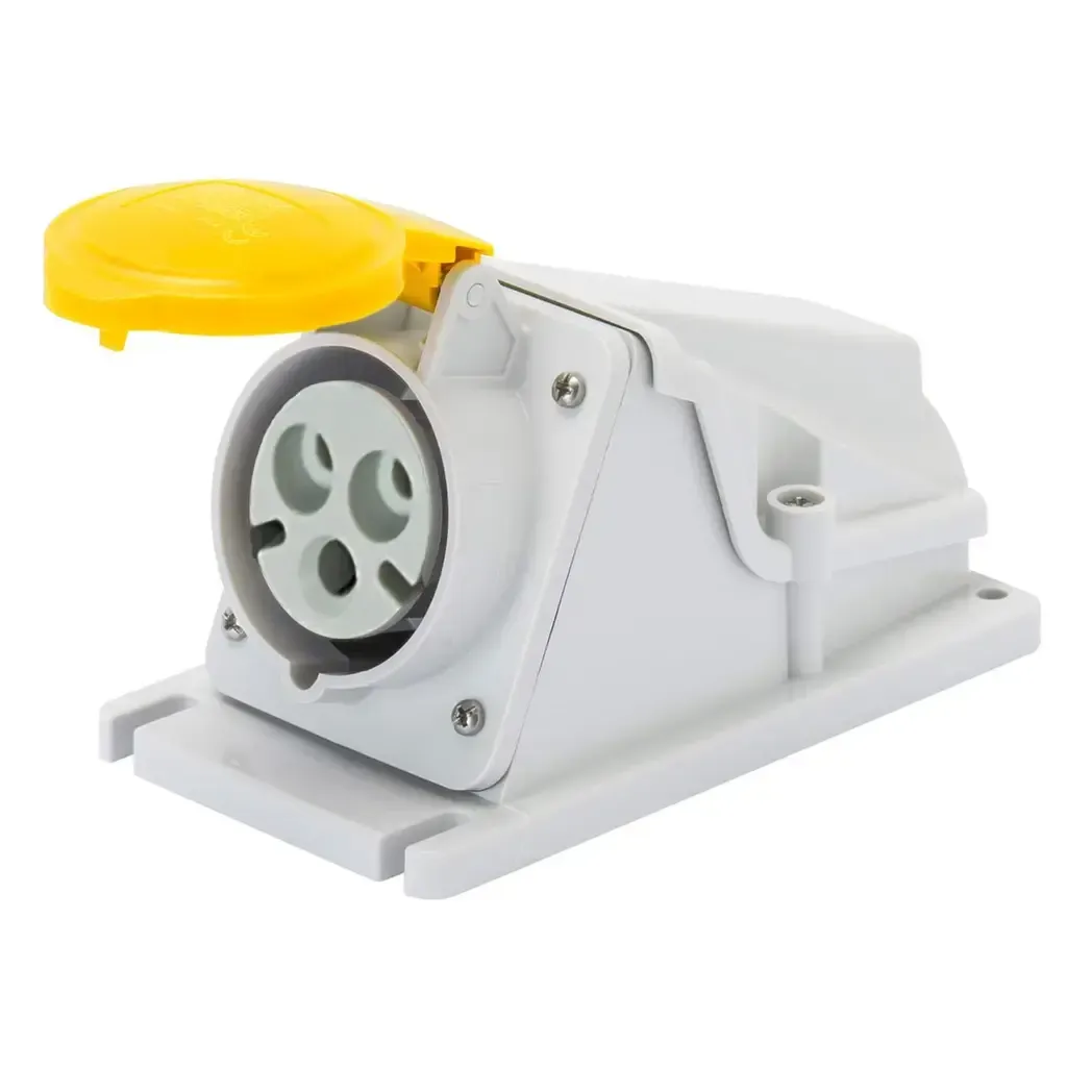 GW62474 - Gewiss 110V 3-Pin 16A Socket IP44