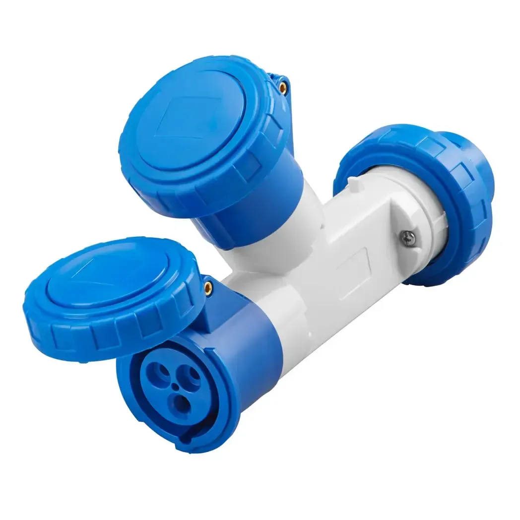 GW64010 - Gewiss 3 Pin Industrial Multi Outlet Socket IP67 230V GW64010