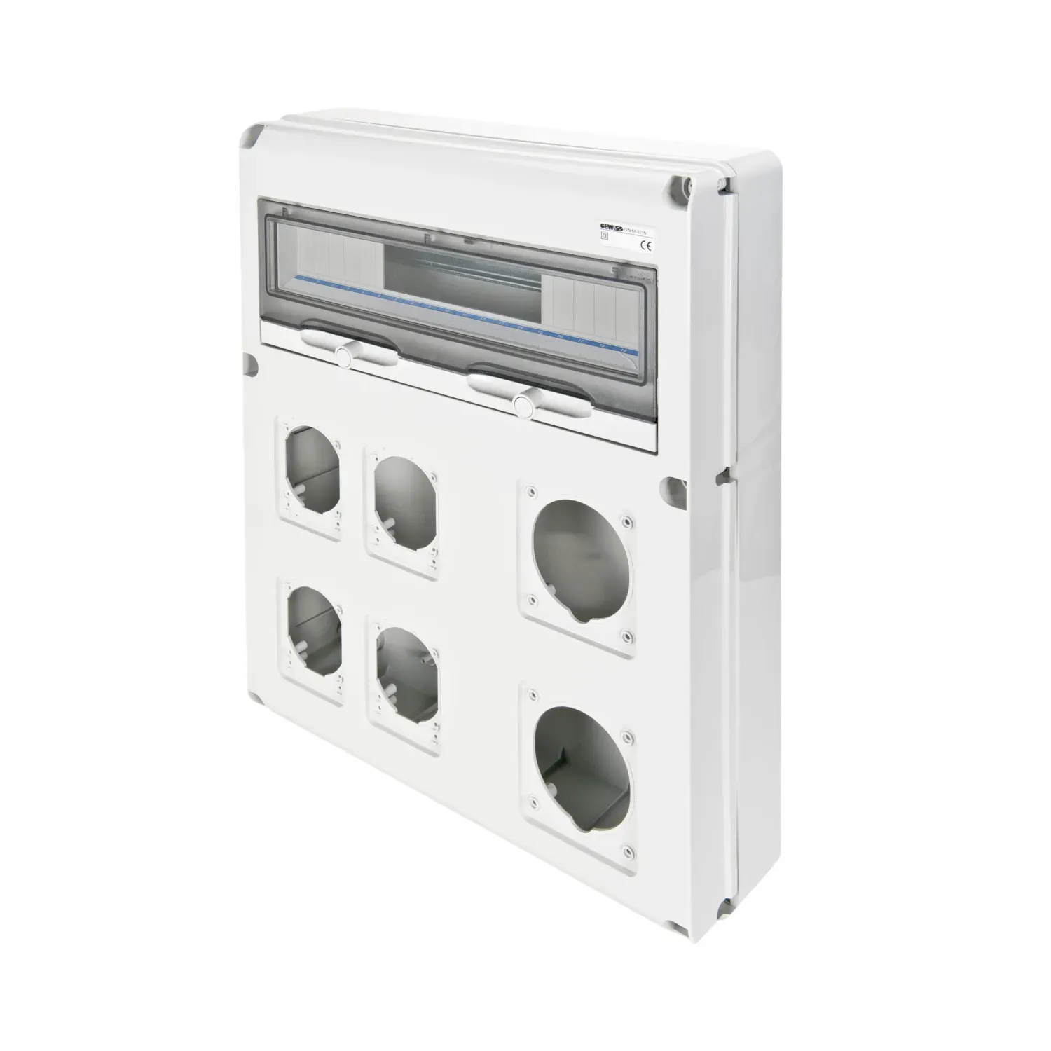 Gewiss GW68021N 20 Module IP65 Surface-Mounting Enclosure Grey RAL 7035