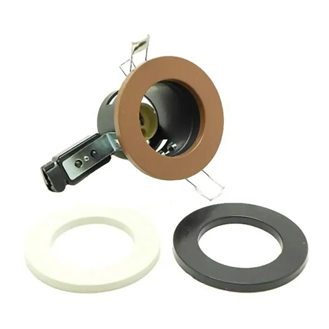 GZPVC - Eclipse Downlight PVC CW Trims GU10 50W GZPVC