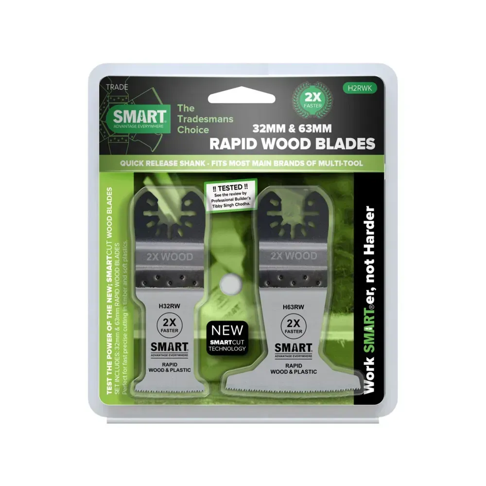 Smart 2pc Rapid Wood Blade Set H2RWK