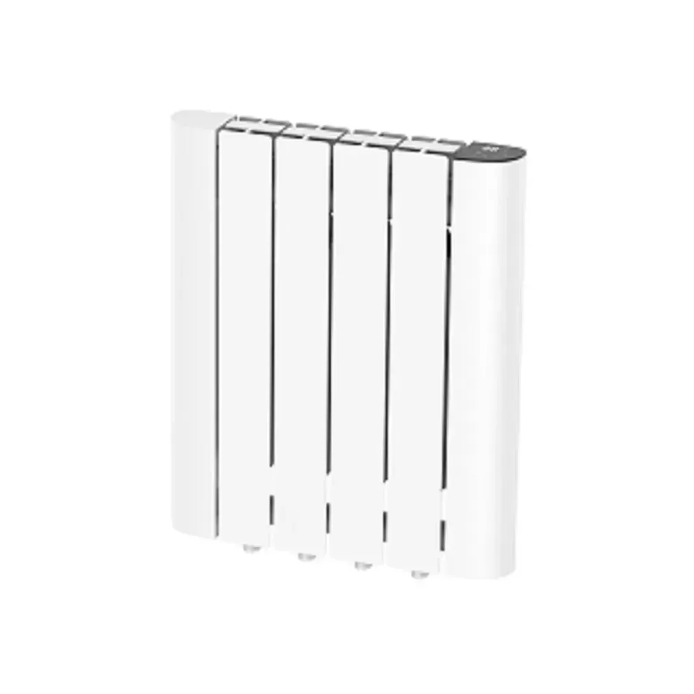 TITAN 900W 5-Fin Electric Radiator with WiFi control, mounted on a wall.