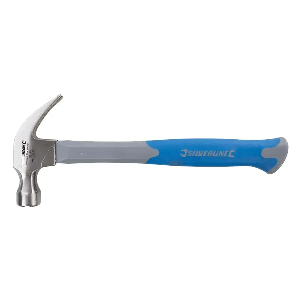 HA10 - Silverline HA10 Fibreglass Claw Hammer 16oz