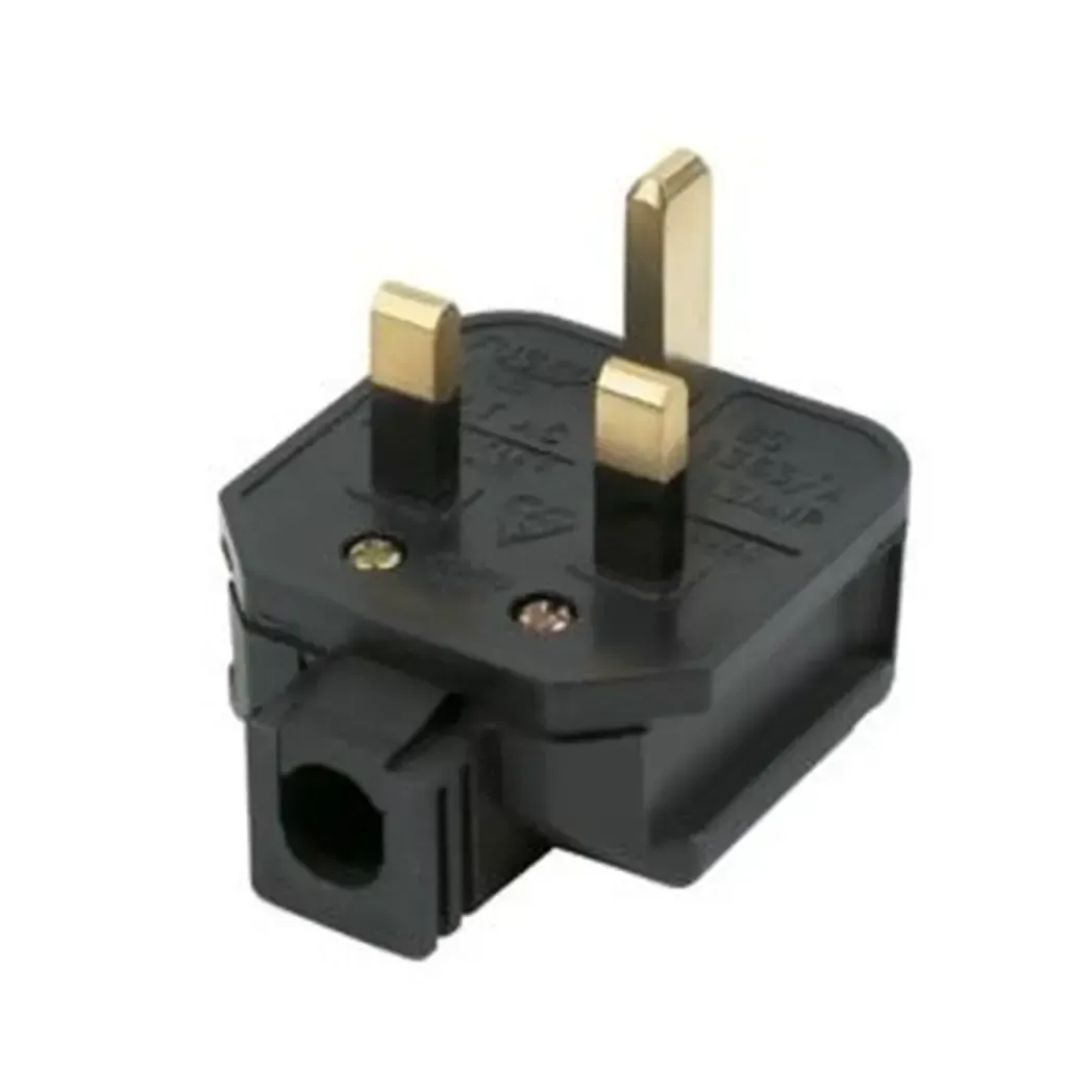 HDPT13B01 - Plug Top 13A Rubber Black BG