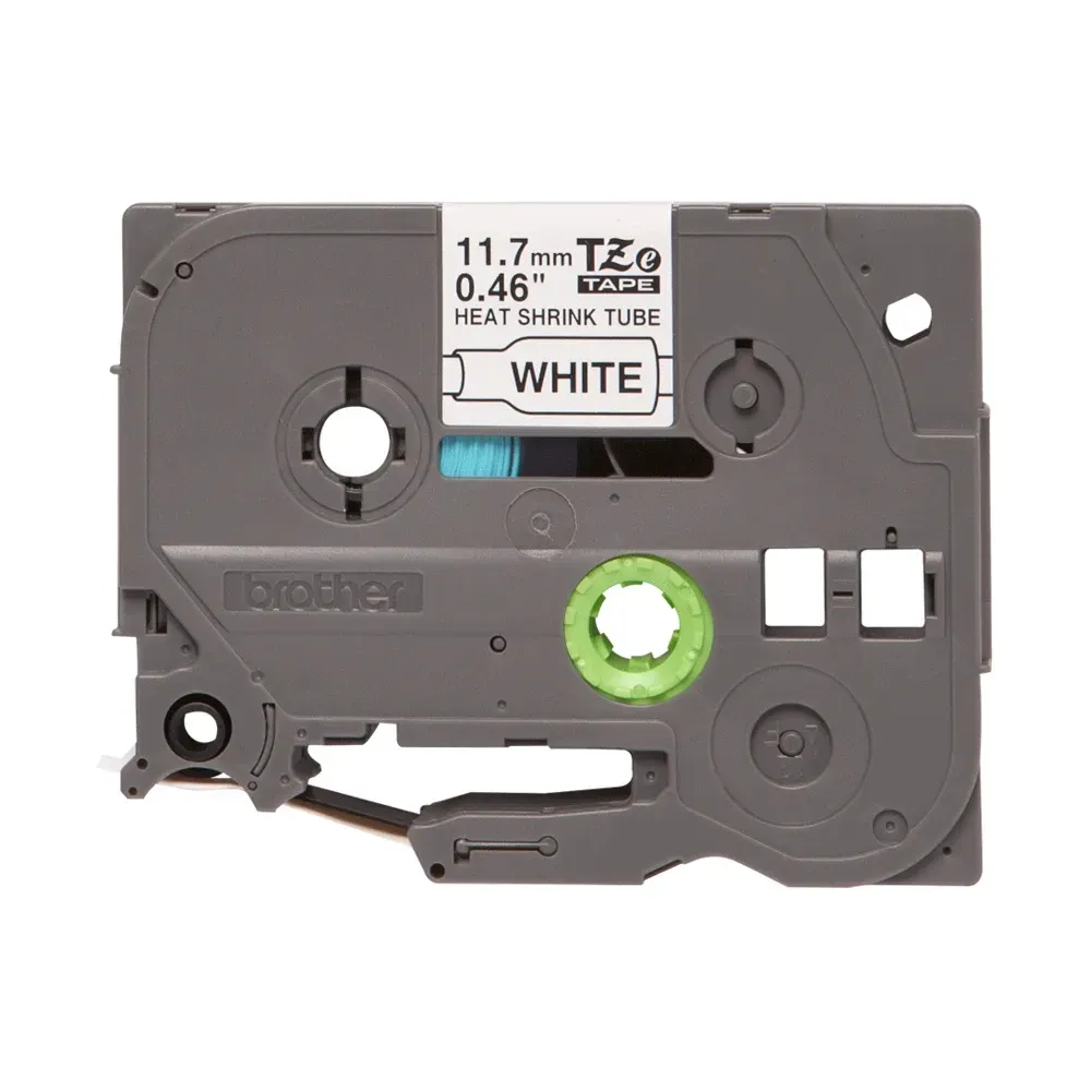 Brother HSe231 Heat Shrink Tube 11.7mm Black on White