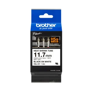 11.7mm Heat Shrink Tube Tape Cassette by Brother