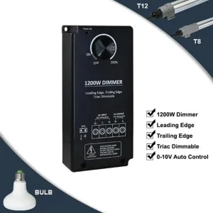 HT12DIM12S - Poultry Dimming Control System 1%-100% 1200W 1 Channel LED