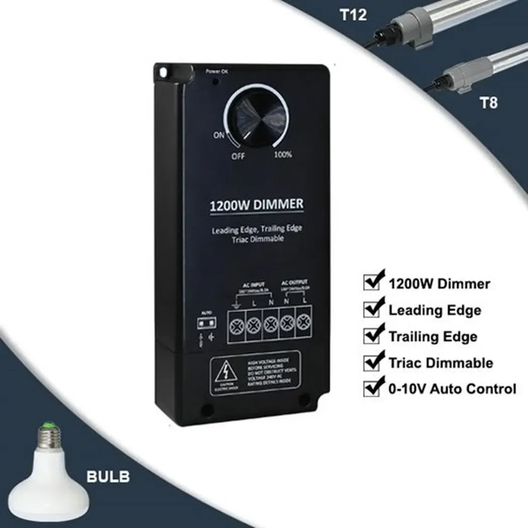 HT12DIM12S - Poultry Dimming Control System 1%-100% 1200W 1 Channel LED