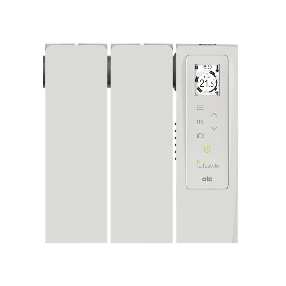 Lifestyle radiators, Wi-Fi connected, 500W, 750W, 1000W, 1200W, 1500W, 1700W - panel control