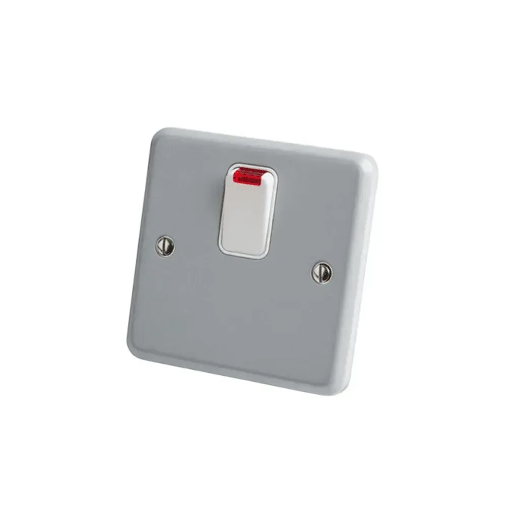 K5232ALM MK metal clad 20A DP 1-gang neon switch.