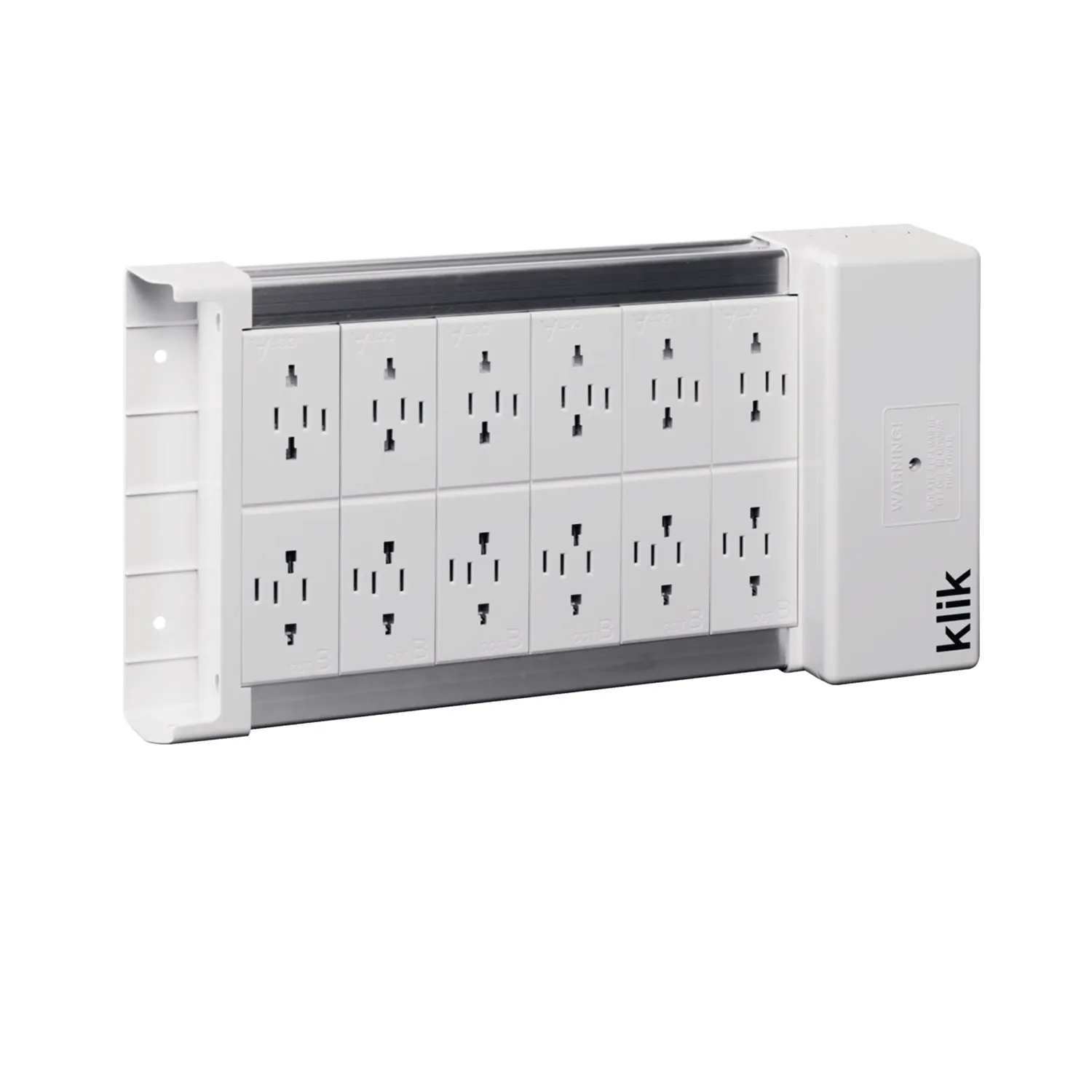 Hager KLDS12 12-Way Klik Lighting Distribution Unit 16A 4-Pole