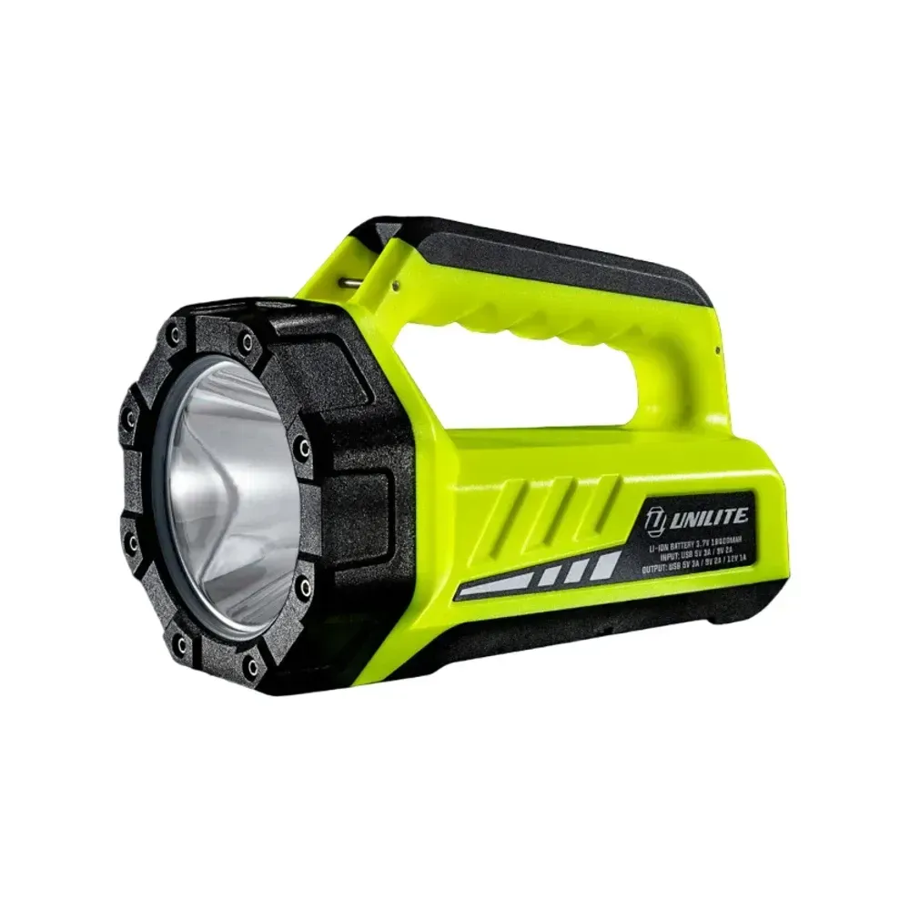 Durable LED lantern featuring 1800 lumens and USB power bank function