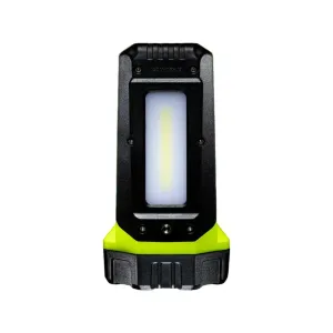 Powerful rechargeable LED lantern with floodlight and long-range spot beam