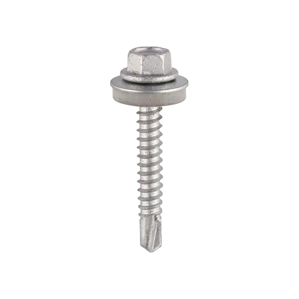 Timco L25W16B hex head self-drilling screws with corrosion-resistant finish and EPDM washer.