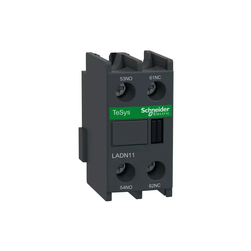 Schneider LADN11 auxiliary contact block front view