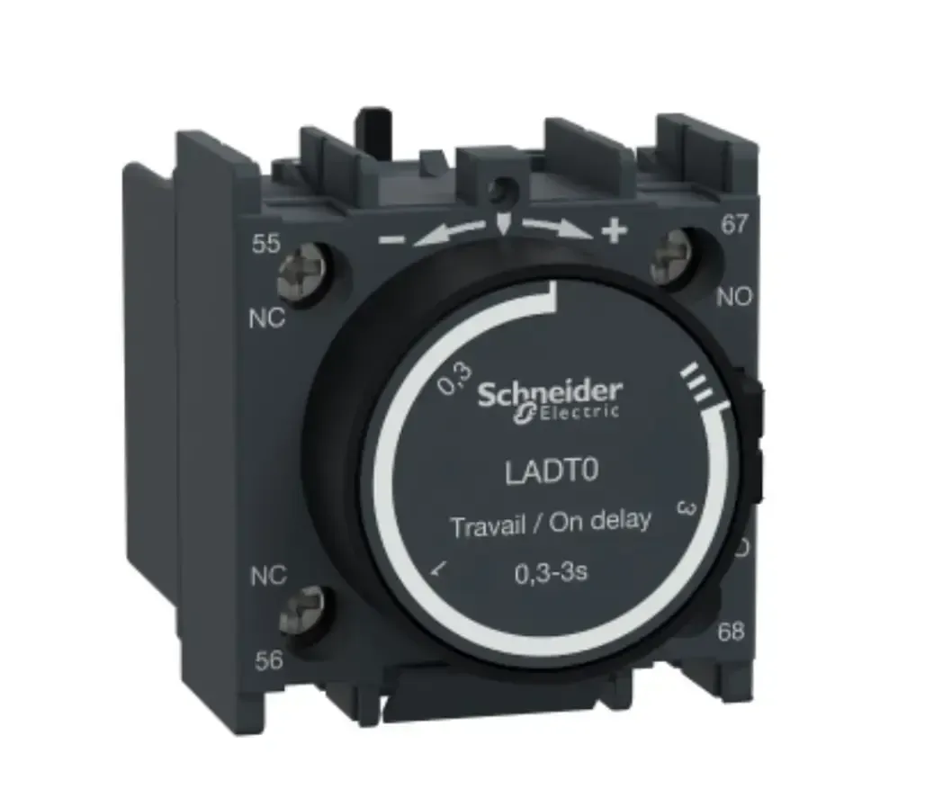 LADTO - Time Delay Block 1-3s 1NO+1NC Telemecanique On Delay