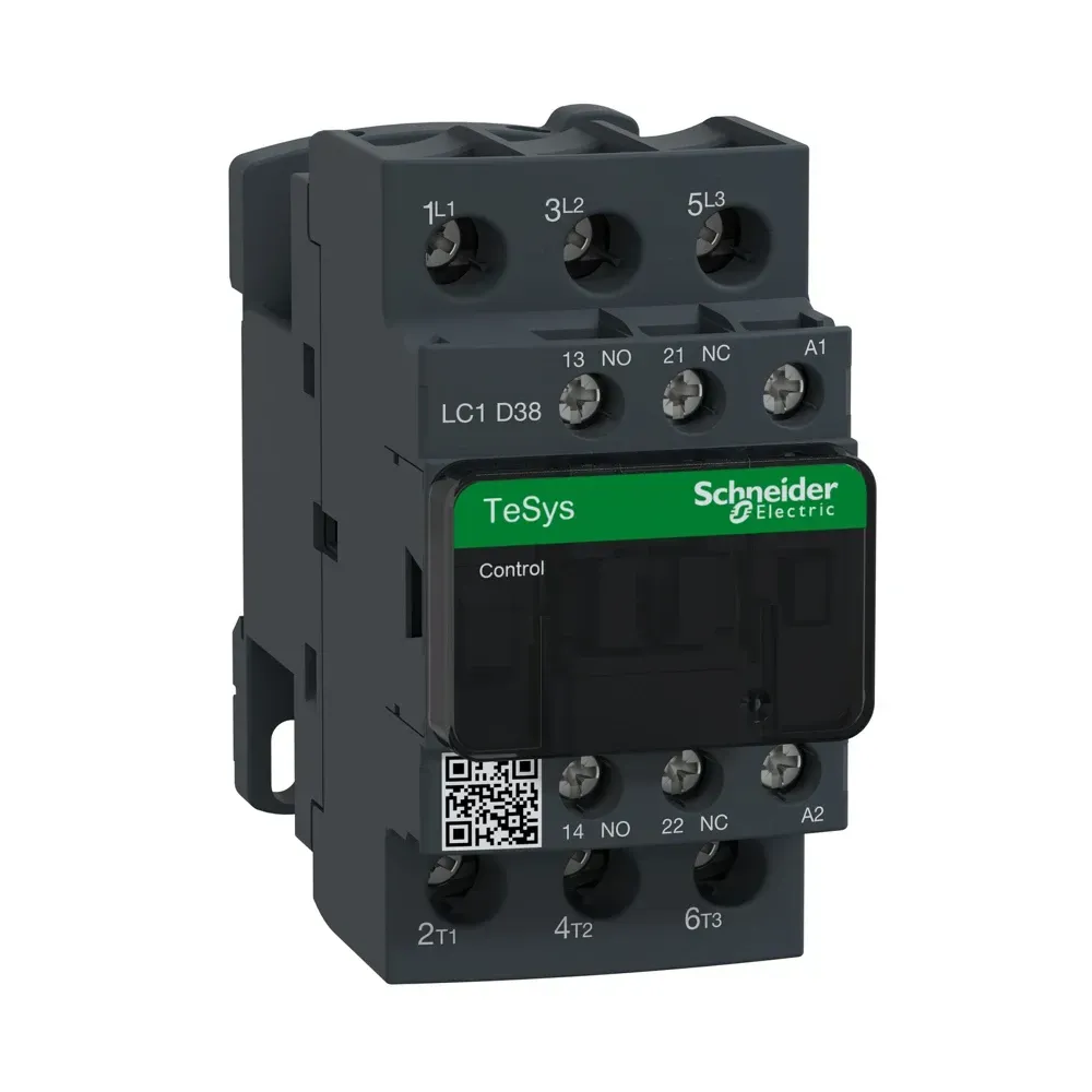 Schneider TeSys D 38A 3P Contactor LC1D38F7 front view