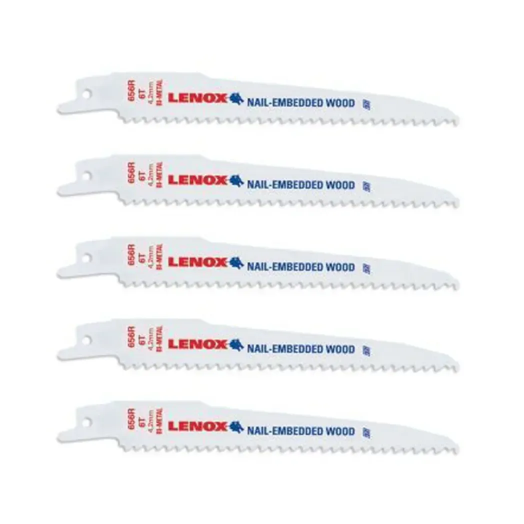 LEN20572656R - 4.2mm Lenox Sabre Saw Blade 5 Pack