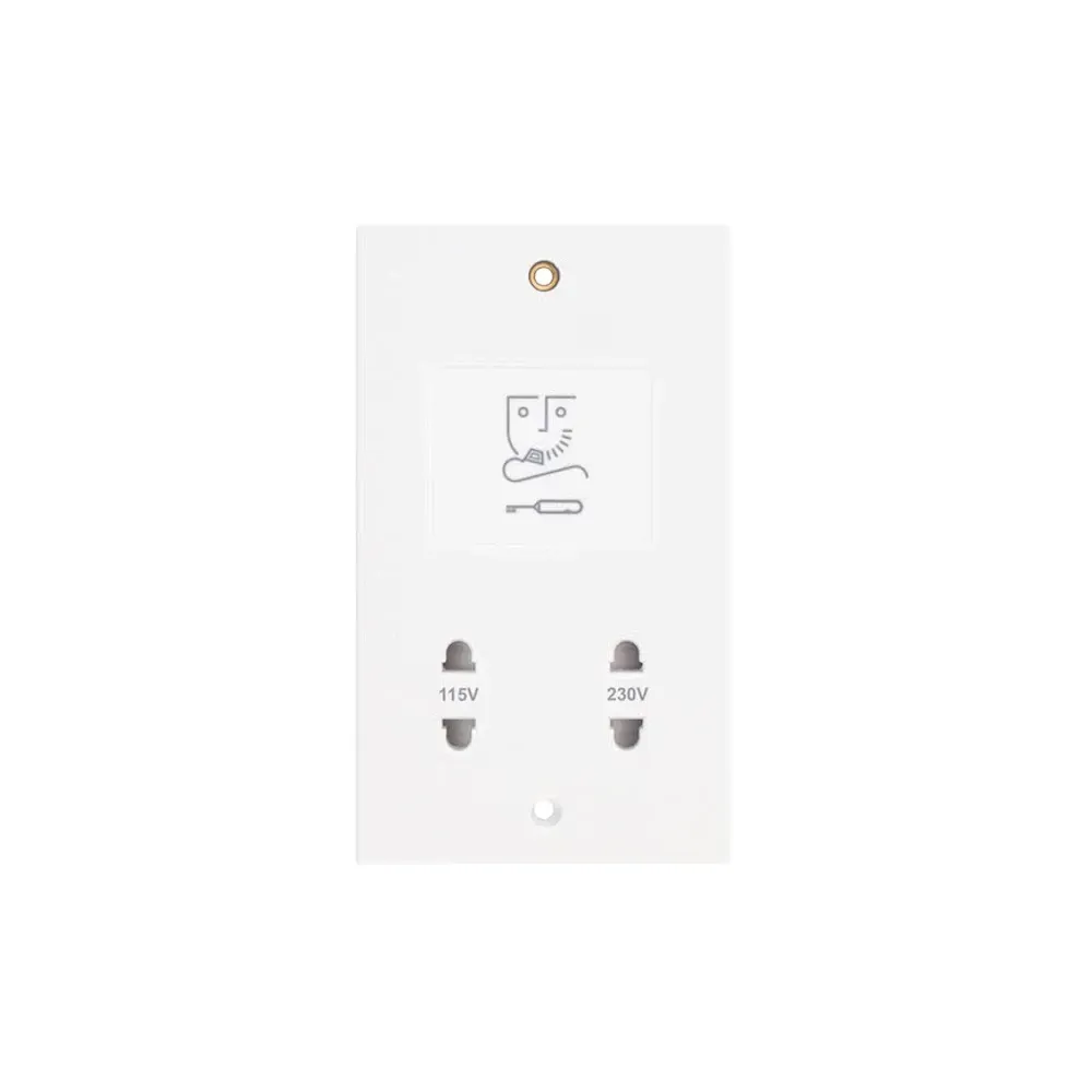 Selectric LG9870 shaver socket, 115V 230V