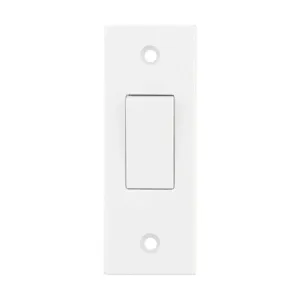 LG2012ARC - Selectric 10A Architrave Plate Switch 1 Gang 2 Way