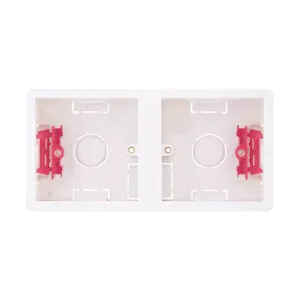 LG8599 - Selectric PVC 35mm Deep Dual (2 x 1 Gang) Dry Lining Box LG8599