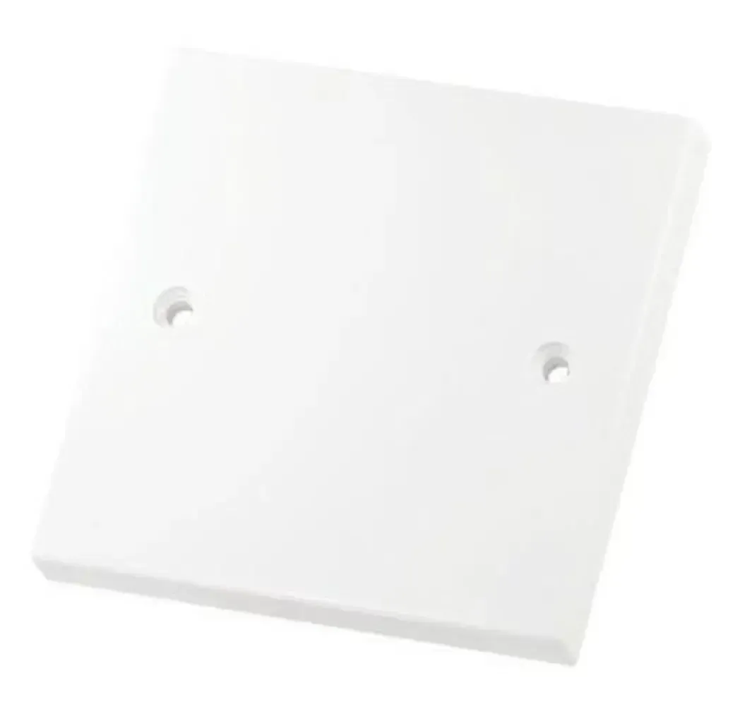 LG9111 - Selectric 1 Gang Blanking Plate White Socket/Switch LG9111
