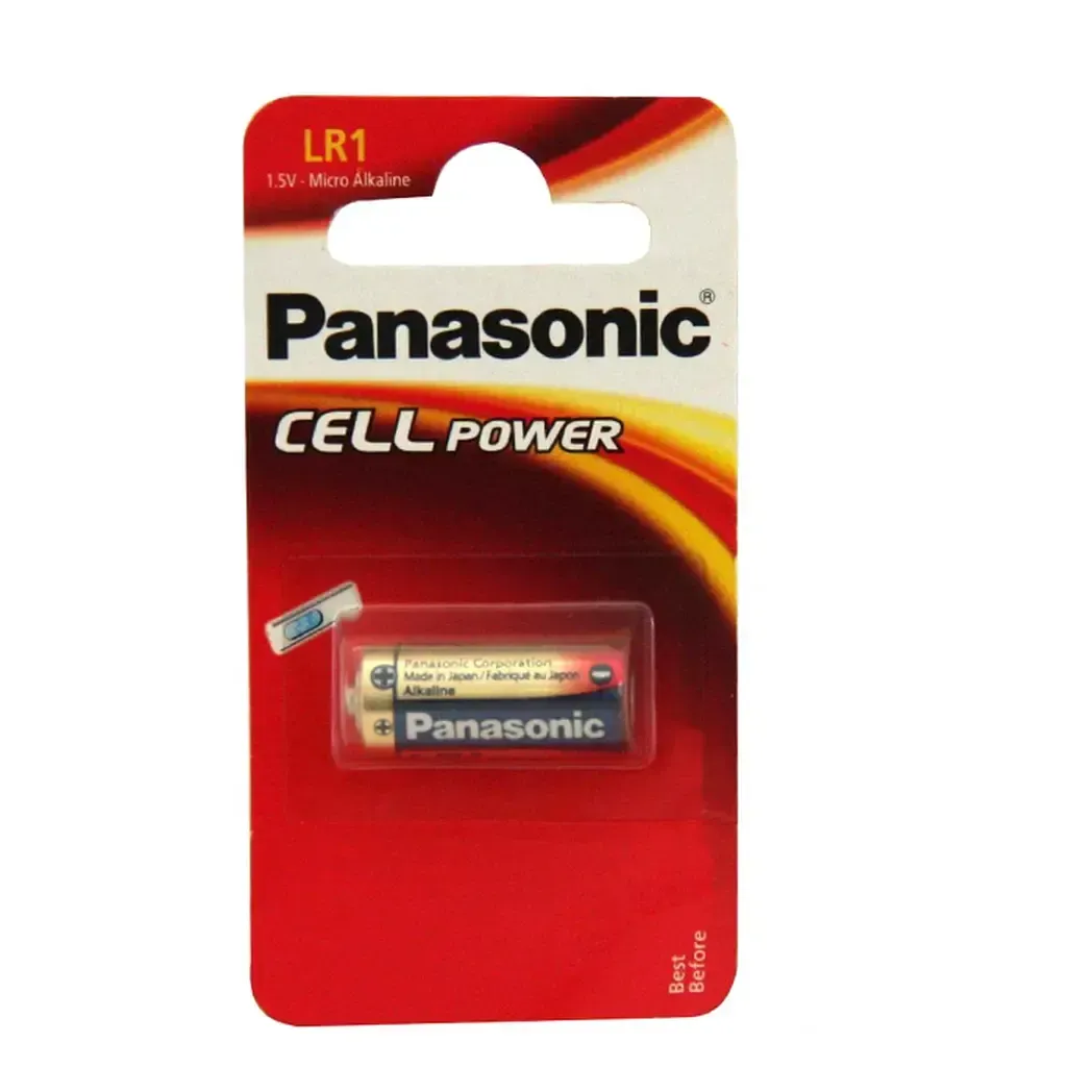 LR1 - Panasonic Battery 1.5v Micro Alkaline Cell LR1- Pack of 1