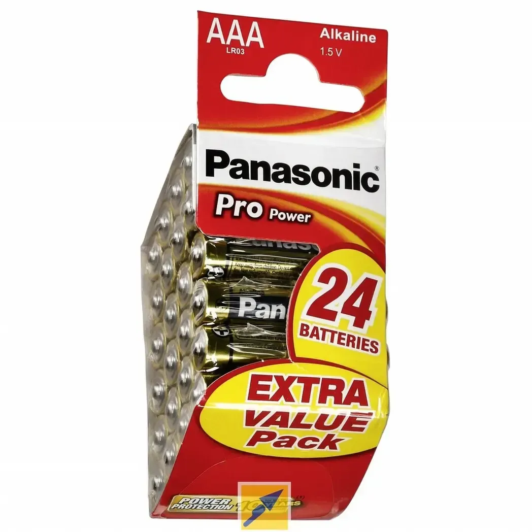 LRO324 - Panasonic Battery AAA 24 Pack