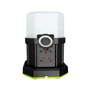 Portable high output LED worklight with IP54 protection and UK plug