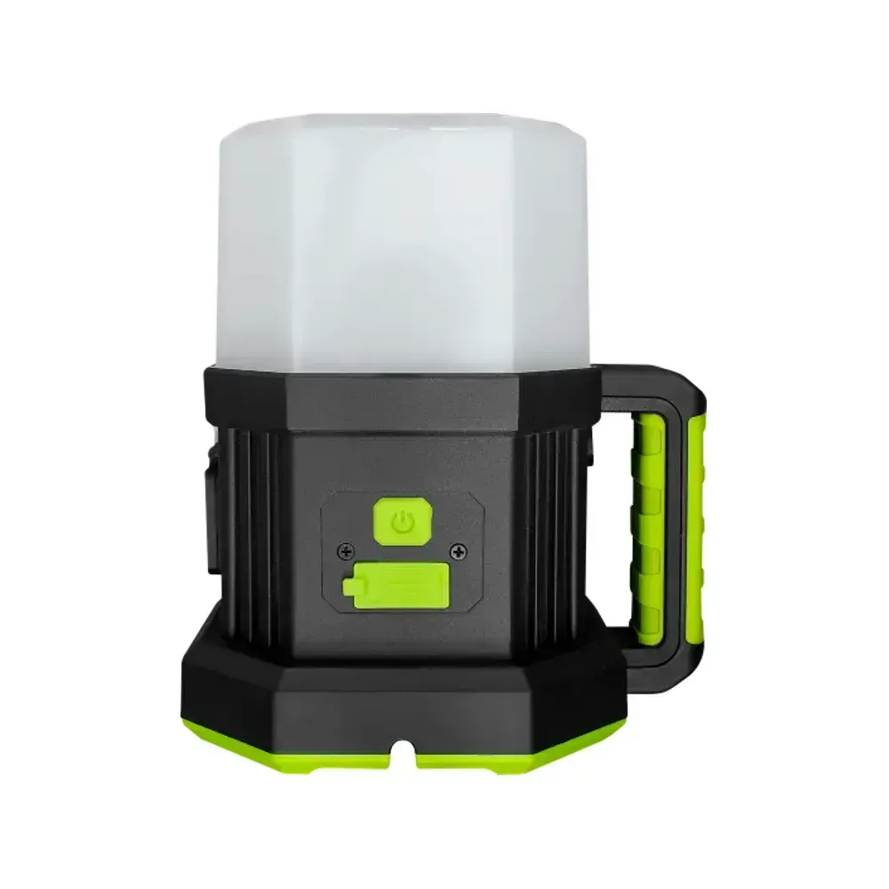 Herculous worklight with aluminium housing, USB-C and USB-A outlets