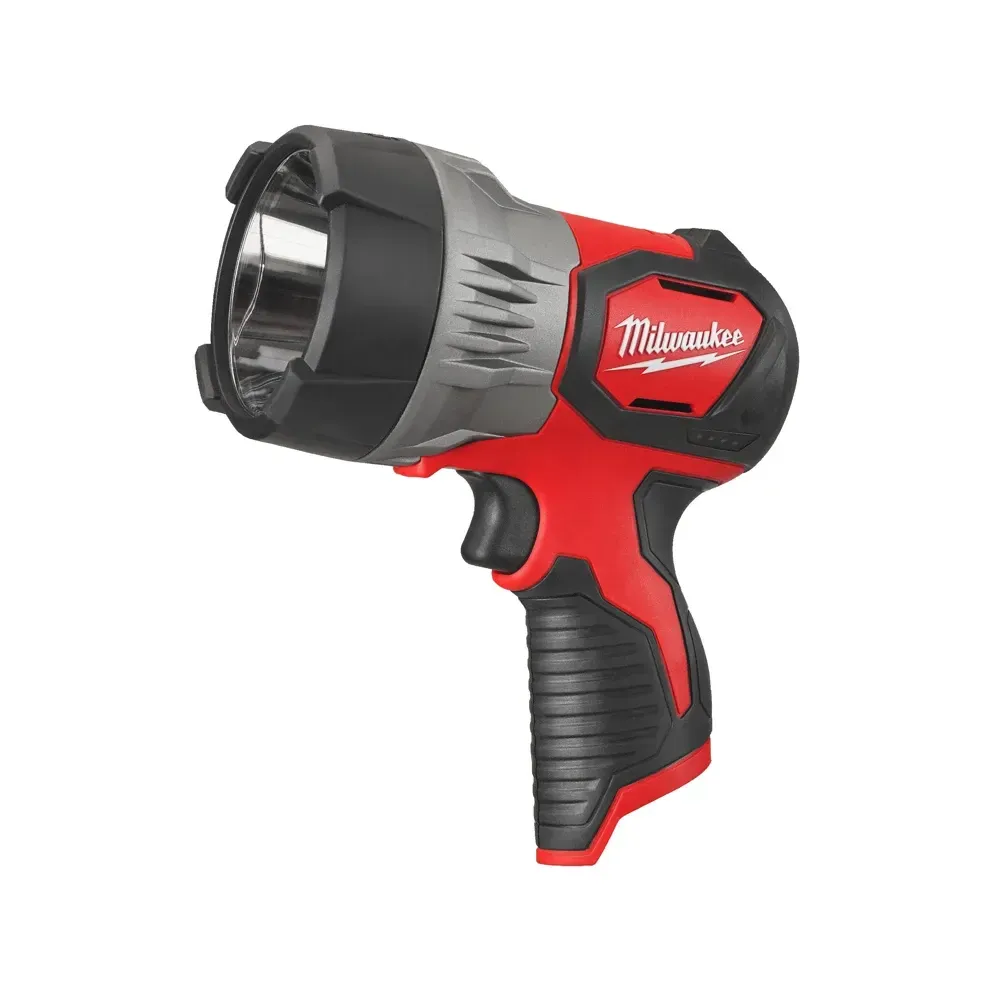 Durable Milwaukee LED work light for outdoor use, M12SLED