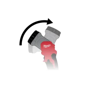 Milwaukee M12 LED Torch with 120 lumens for bright work lighting.