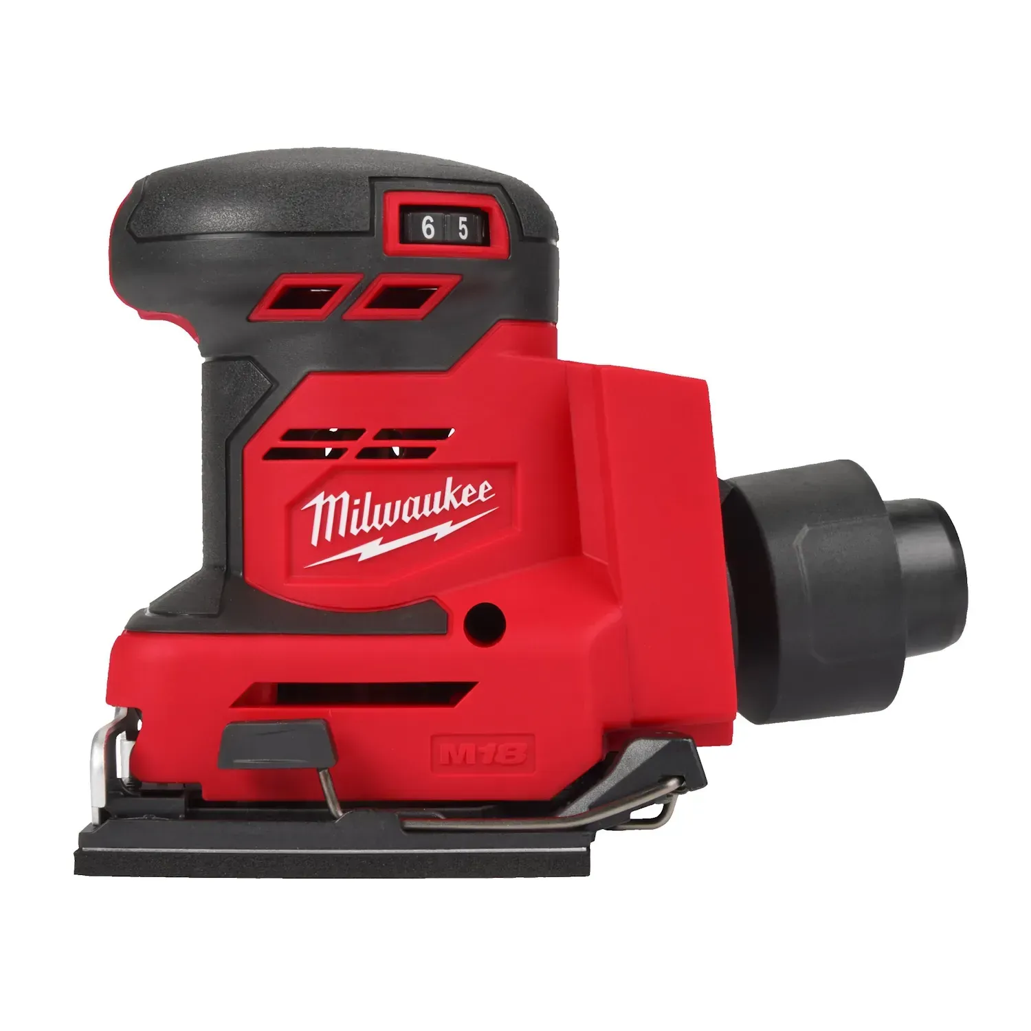Milwaukee M18 quarter sheet sander 11000-13000 OPM cordless