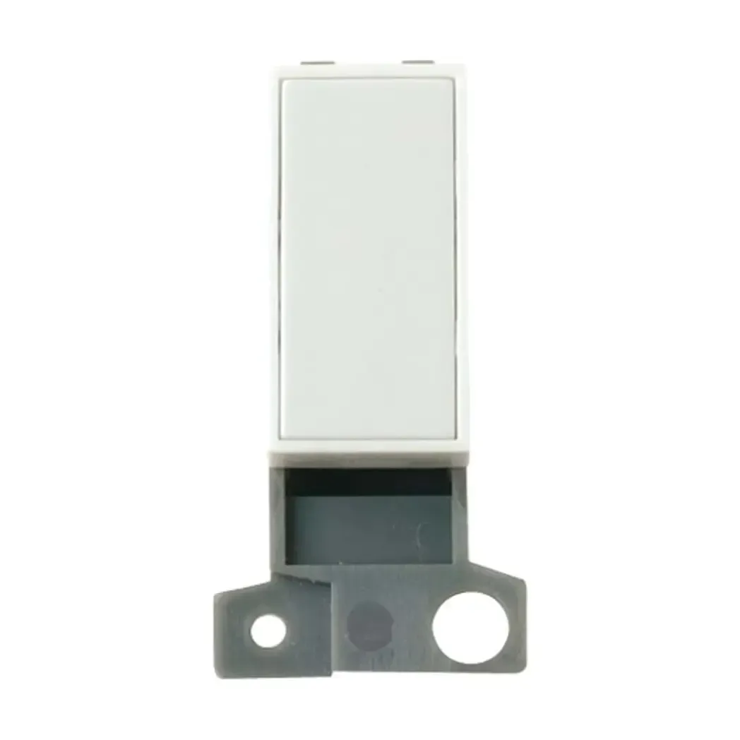 MD008WH - Click Minigrid 1 Gang Blank Module White MD008WH