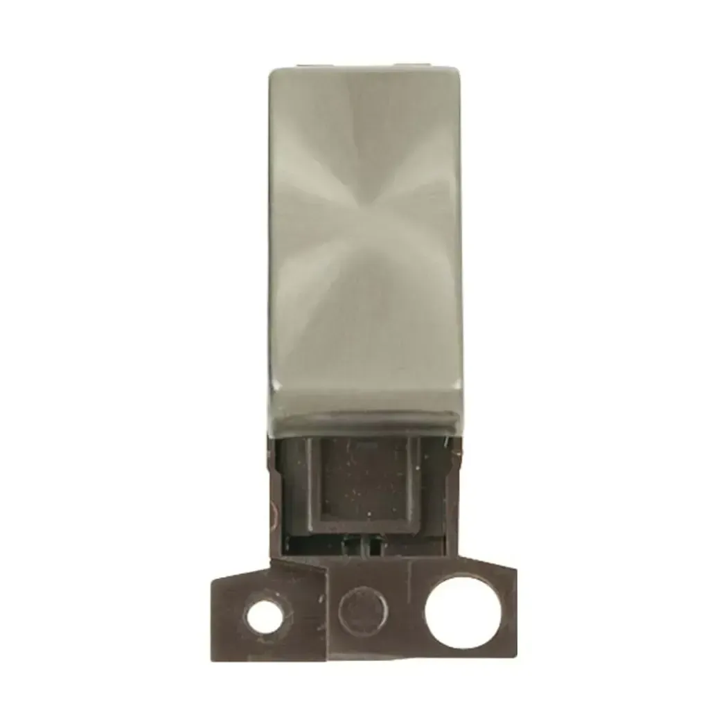 MD028BS - Click 1 Gang 10A Intermediate Switch Module Brushed Steel MD028BS