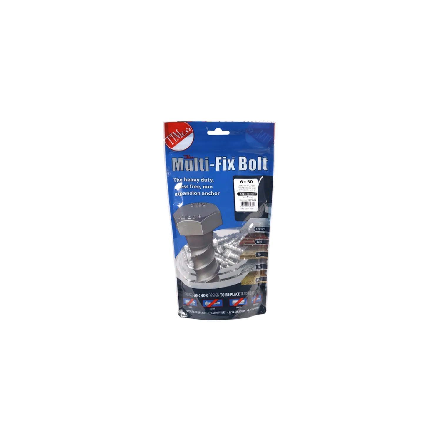 Multifix Bolt 6x50mm MF650B