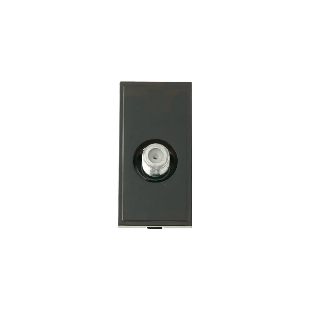 Click Litehouse MM405BK black single satellite socket module