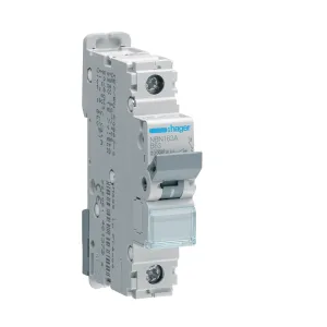 Hager NBN163A 63A 1P B-Curve MCB 10kA 1 Module