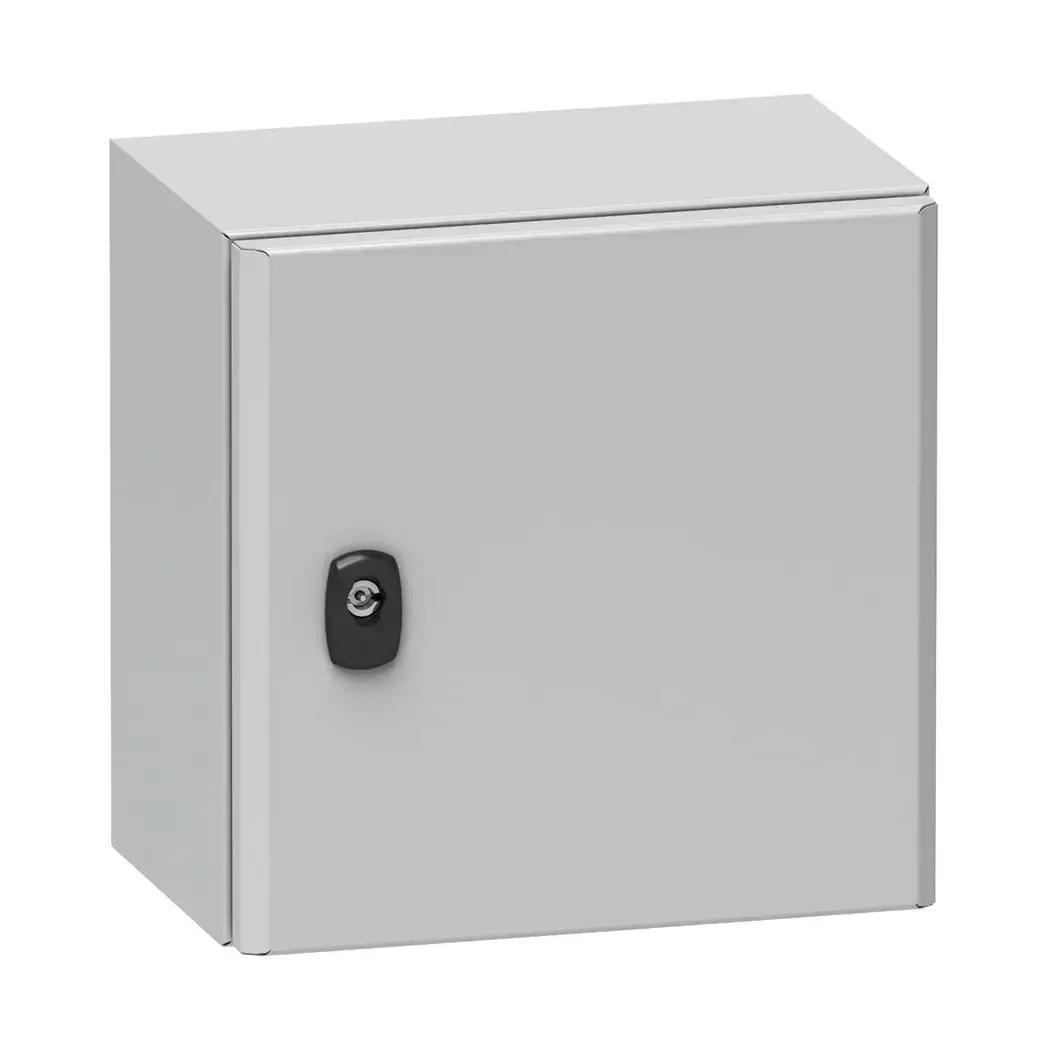 NSYS3D4420P - Schneider 400x400x200 Metal Enclosure NSYS3D4420P